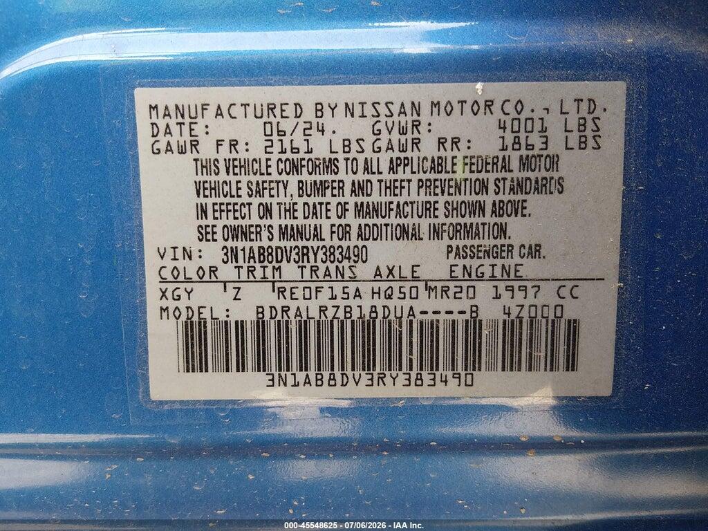 3N1AB8DV3RY383490 2024 NISSAN SENTRA photo no. 9