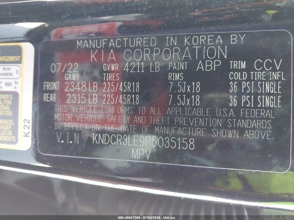 KNDCR3LE9P5035158 2023 KIA NIRO photo no. 9