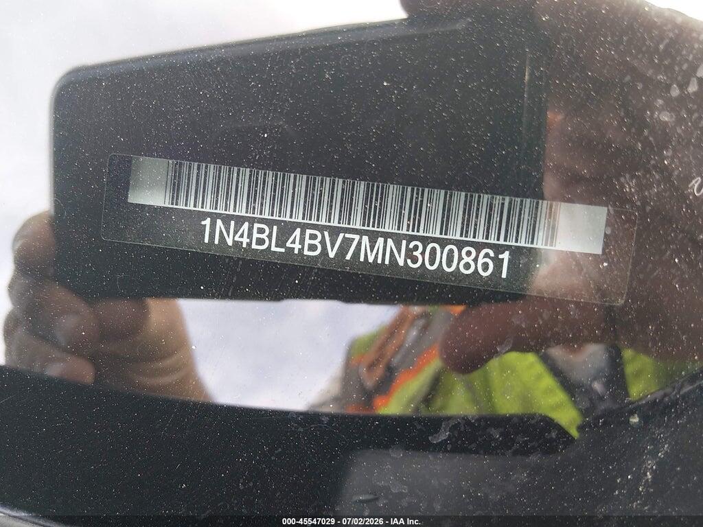 1N4BL4BV7MN300861 2021 NISSAN ALTIMA photo no. 9