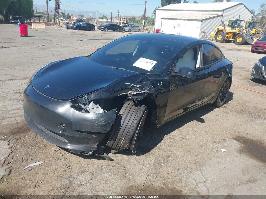 5YJ3E1EC4NF247781 2022 TESLA MODEL 3 photo no. 2
