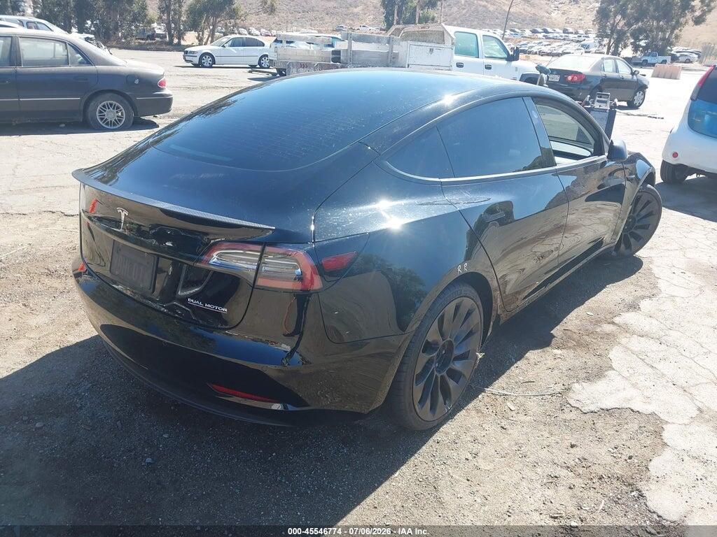 5YJ3E1EC4NF247781 2022 TESLA MODEL 3 photo no. 4