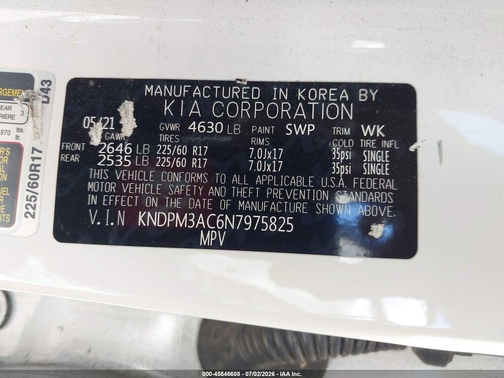KNDPM3AC6N7975825 2022 KIA SPORTAGE photo no. 9