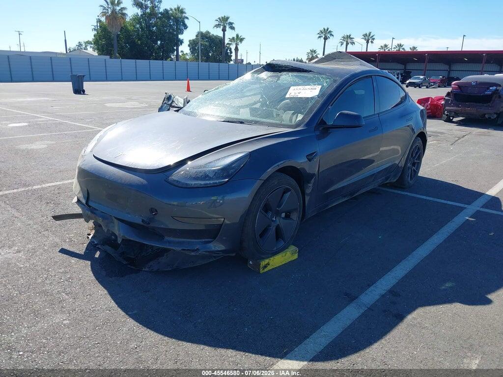 5YJ3E1EA1PF641644 2023 TESLA MODEL 3 photo no. 2