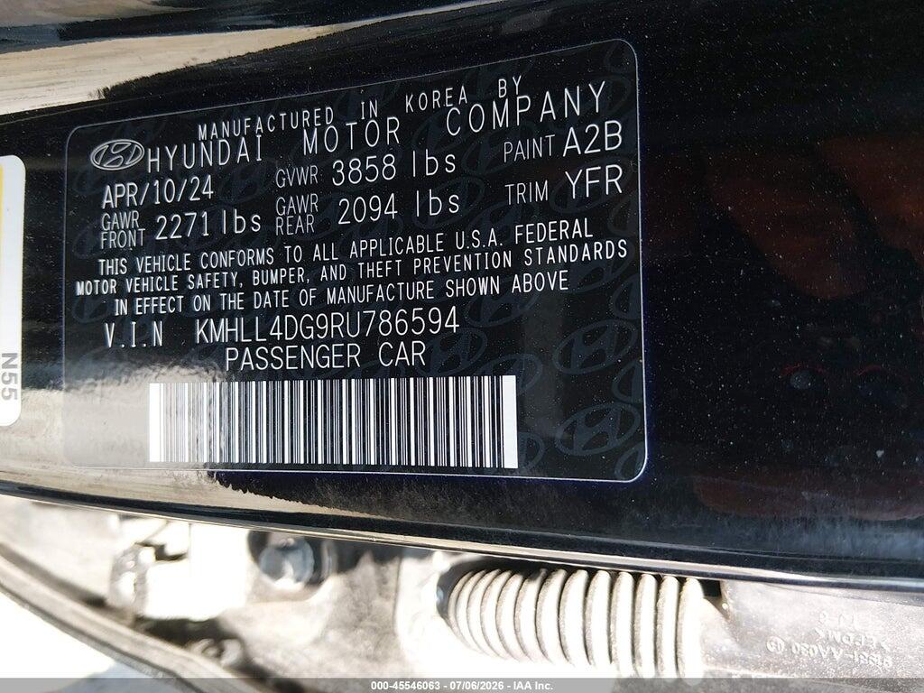 KMHLL4DG9RU786594 2024 HYUNDAI ELANTRA photo no. 9
