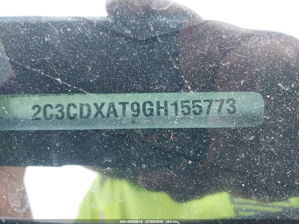 2C3CDXAT9GH155773 2016 DODGE CHARGER photo no. 9