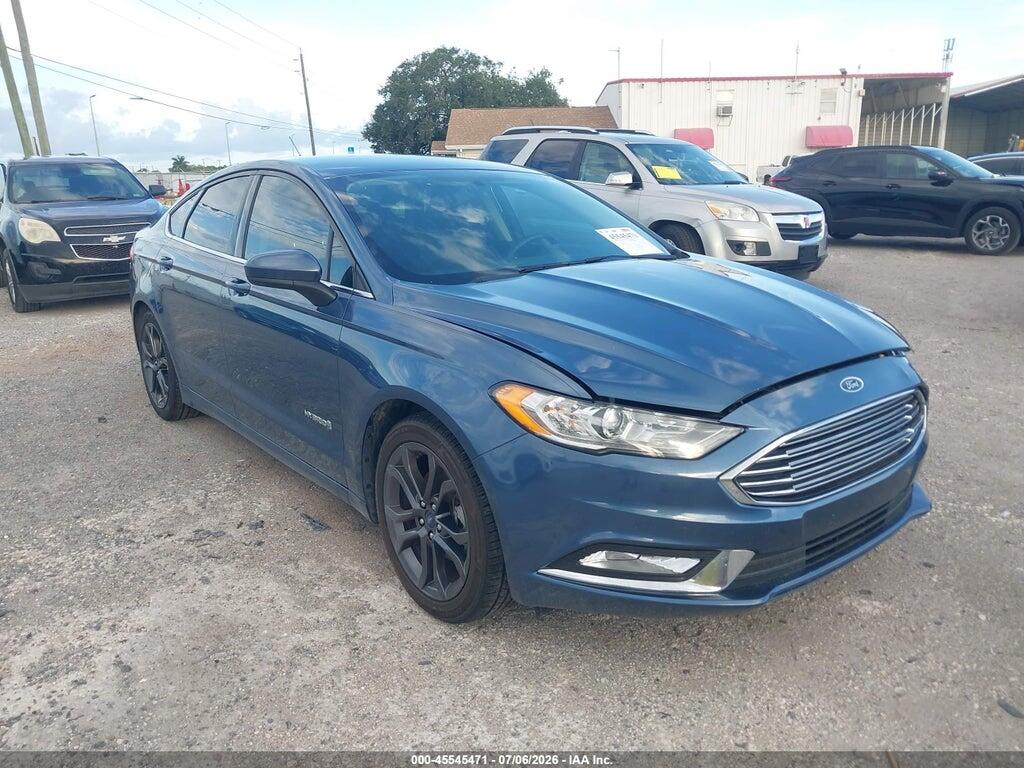 3FA6P0LUXJR213145 2018 FORD FUSION HYBRID photo no. 1