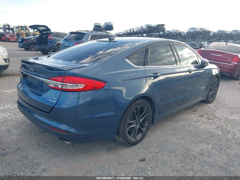 3FA6P0LUXJR213145 2018 FORD FUSION HYBRID photo no. 4