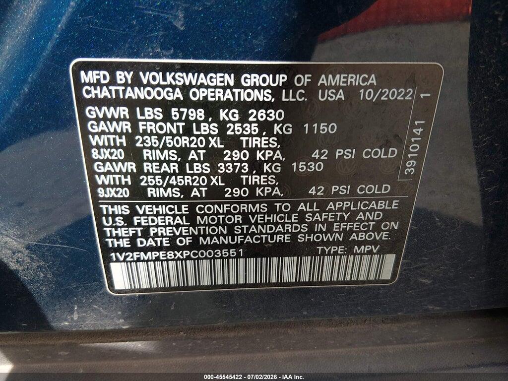 1V2FMPE8XPC003551 2023 VOLKSWAGEN ID.4 photo no. 9