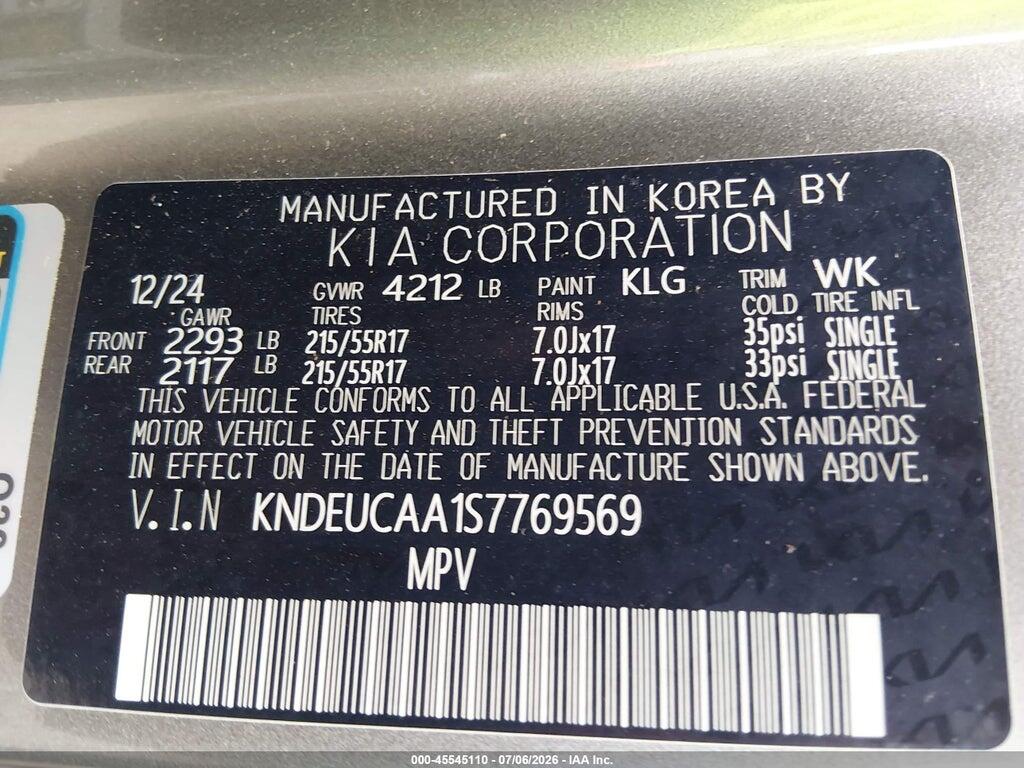 KNDEUCAA1S7769569 2025 KIA SELTOS photo no. 9