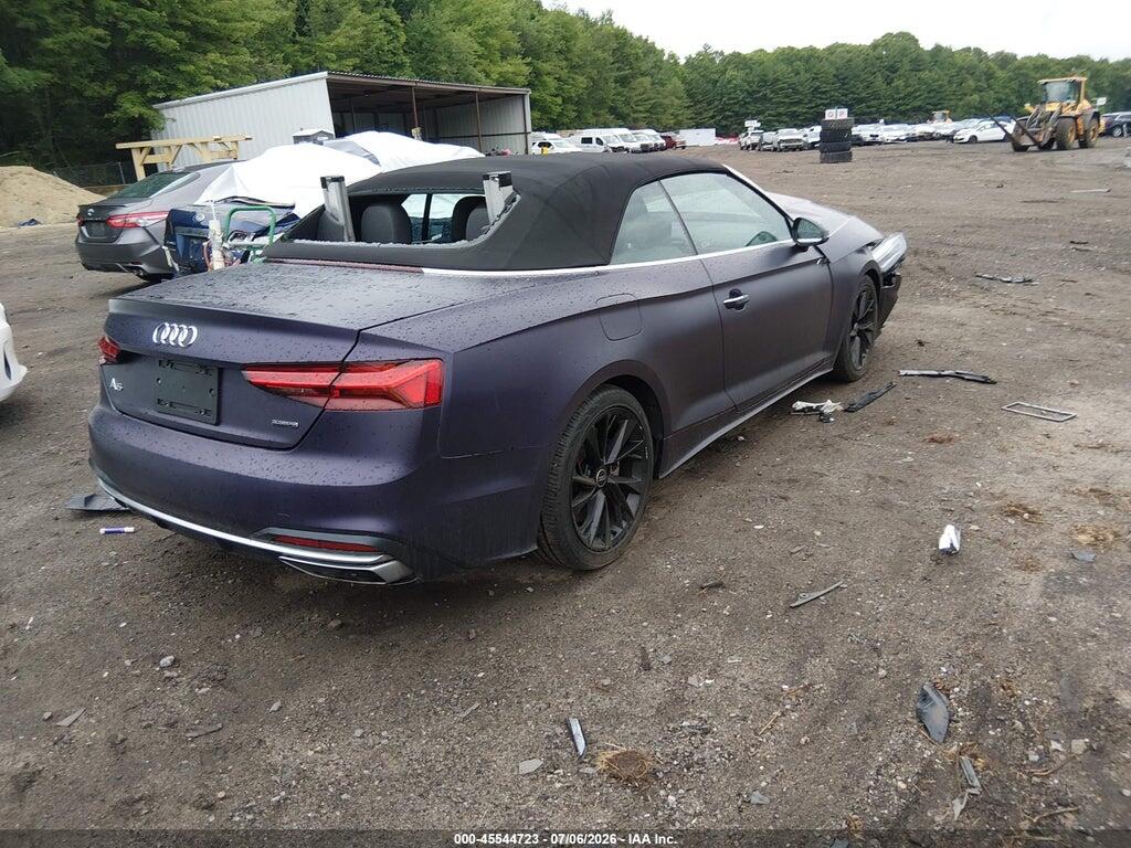 WAU2AGF52NN007489 2022 AUDI A5 CABRIOLET photo no. 4