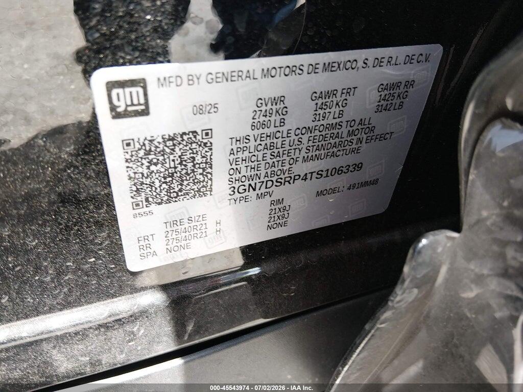 3GN7DSRP4TS106339 2026 CHEVROLET EQUINOX EV photo no. 9