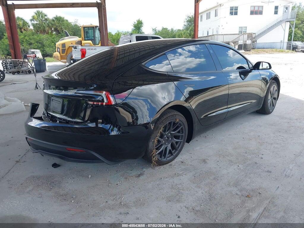 5YJ3E1EA5SF070362 2025 TESLA MODEL 3 photo no. 4