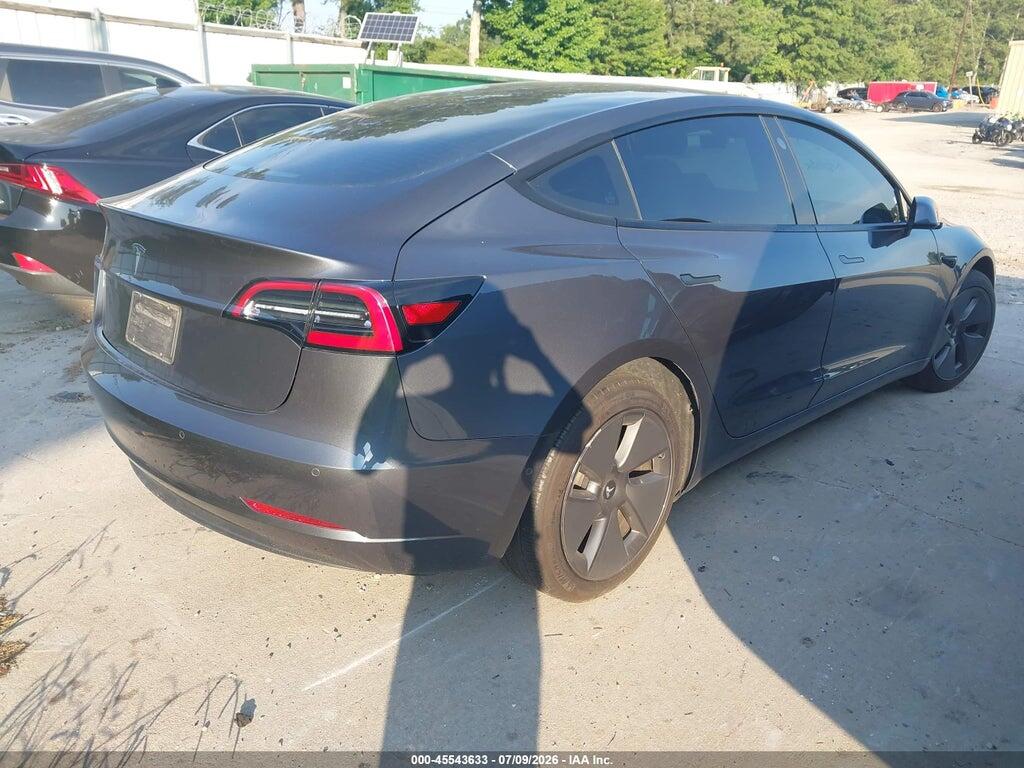 5YJ3E1EA8MF917362 2021 TESLA MODEL 3 photo no. 4