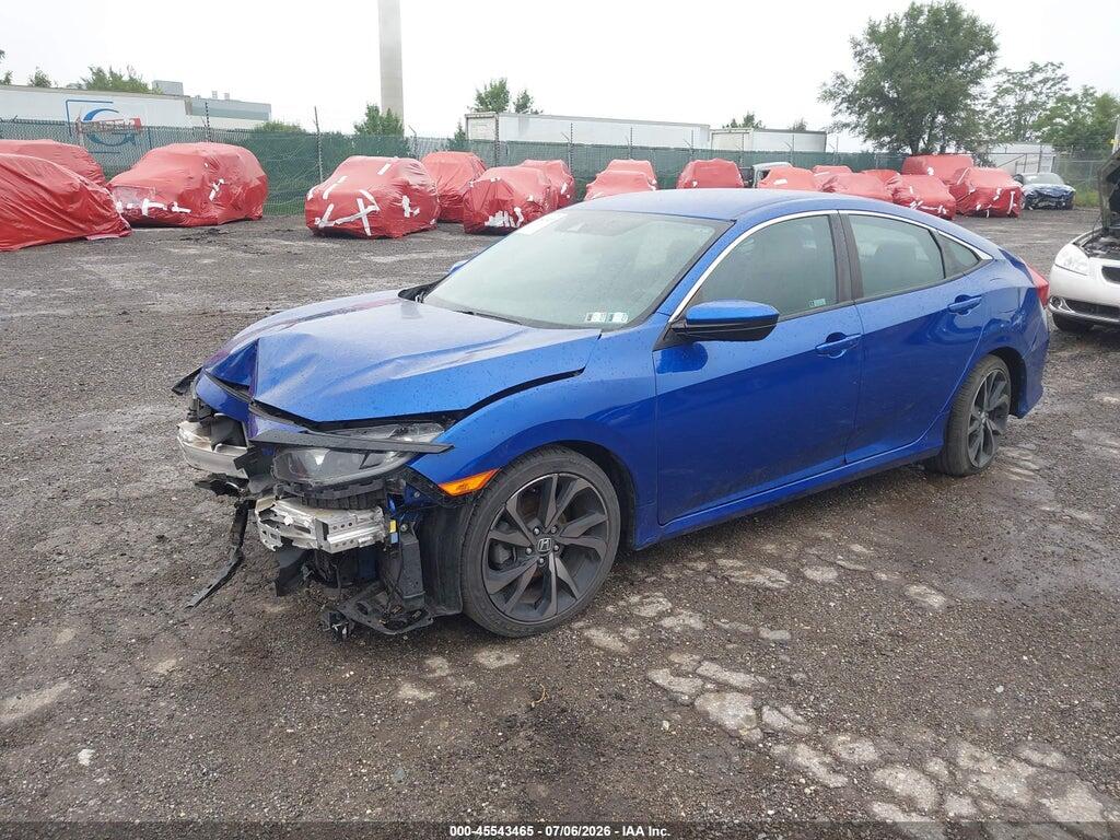 2HGFC2F80LH600917 2020 HONDA CIVIC photo no. 2