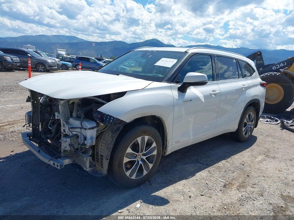 5TDGBRCH9LS511383 2020 TOYOTA HIGHLANDER photo no. 2