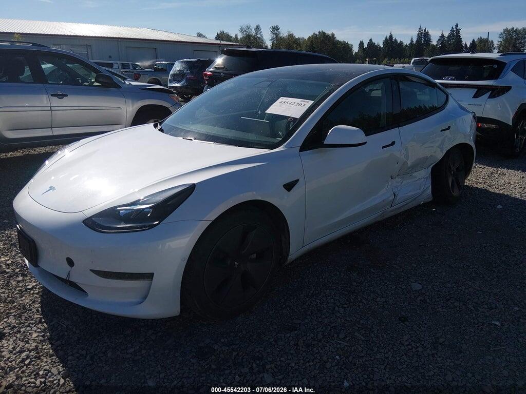 5YJ3E1EA8MF991610 2021 TESLA MODEL 3 photo no. 2