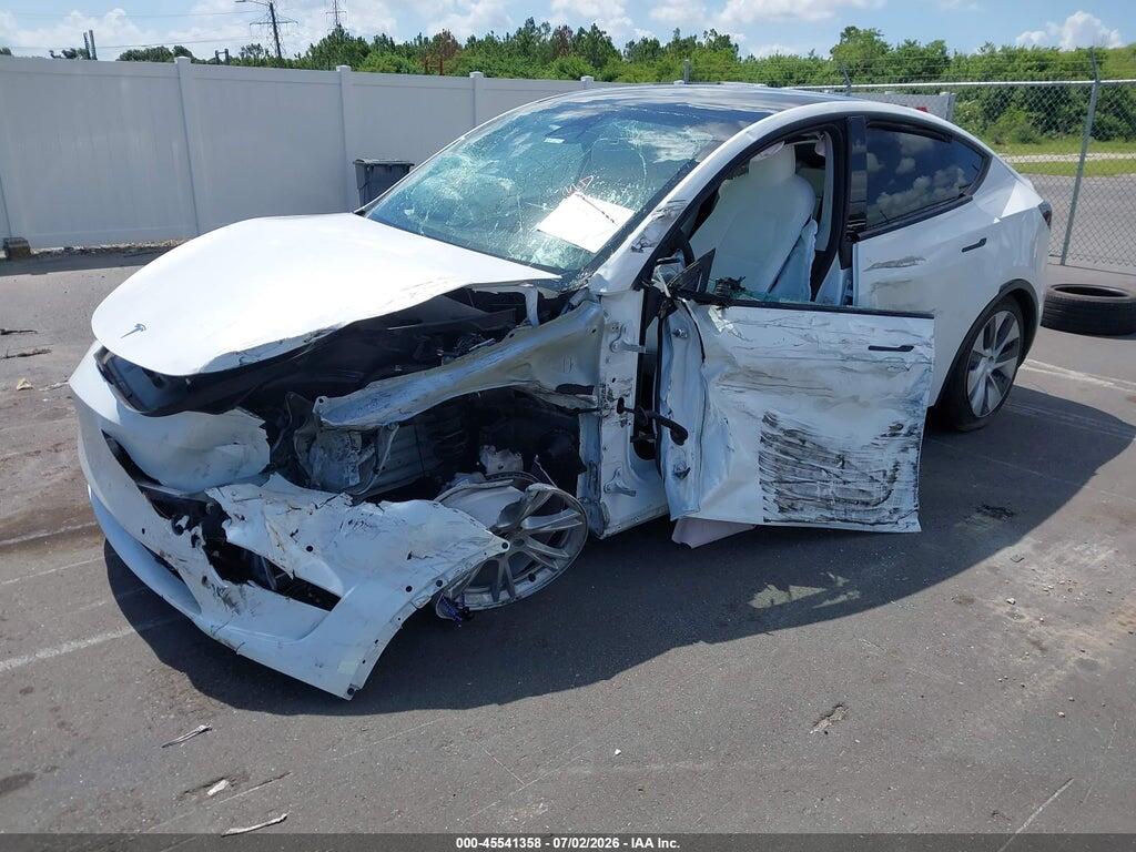 7SAYGAEE7NF530194 2022 TESLA MODEL Y photo no. 2