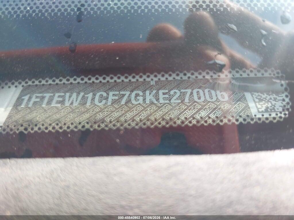 1FTEW1CF7GKE27006 2016 FORD F-150 photo no. 9