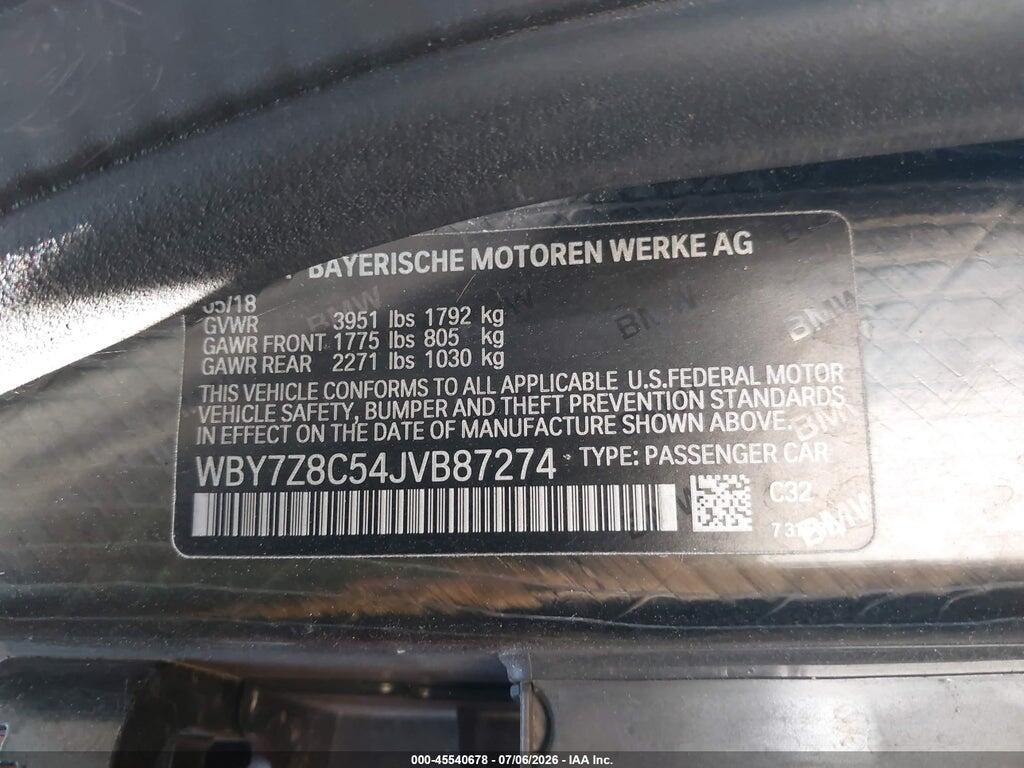 WBY7Z8C54JVB87274 2018 BMW I3S photo no. 9