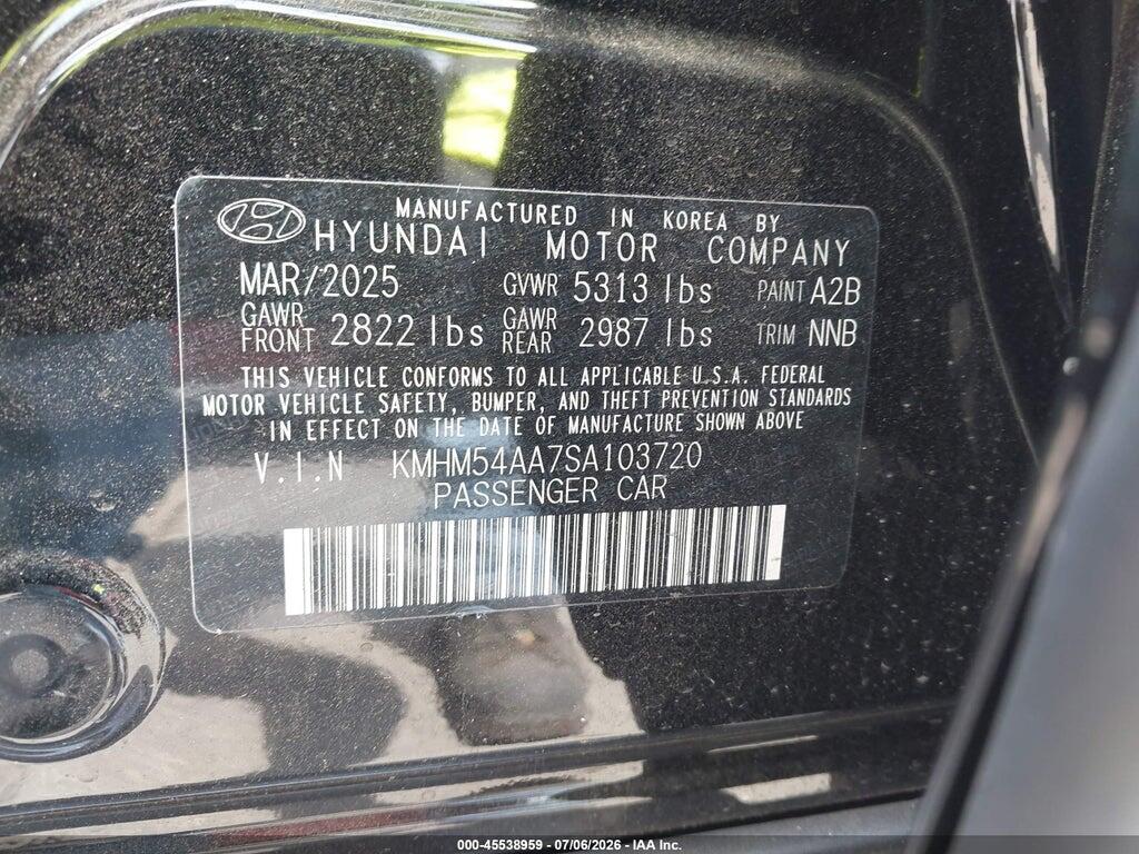 KMHM54AA7SA103720 2025 HYUNDAI IONIQ 6 photo no. 9