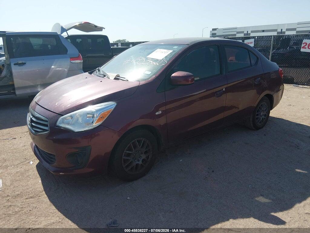 ML32F3FJ8HHF16389 2017 MITSUBISHI MIRAGE G4 photo no. 2