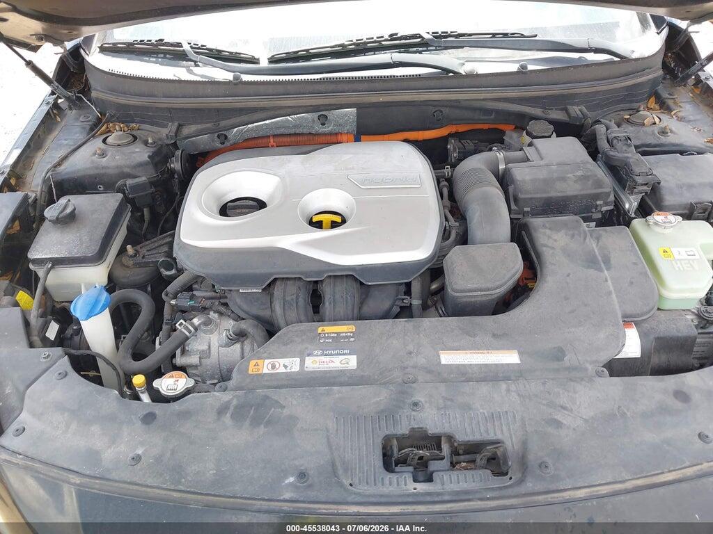 KMHE34L15GA018129 2016 HYUNDAI SONATA HYBRID photo no. 10