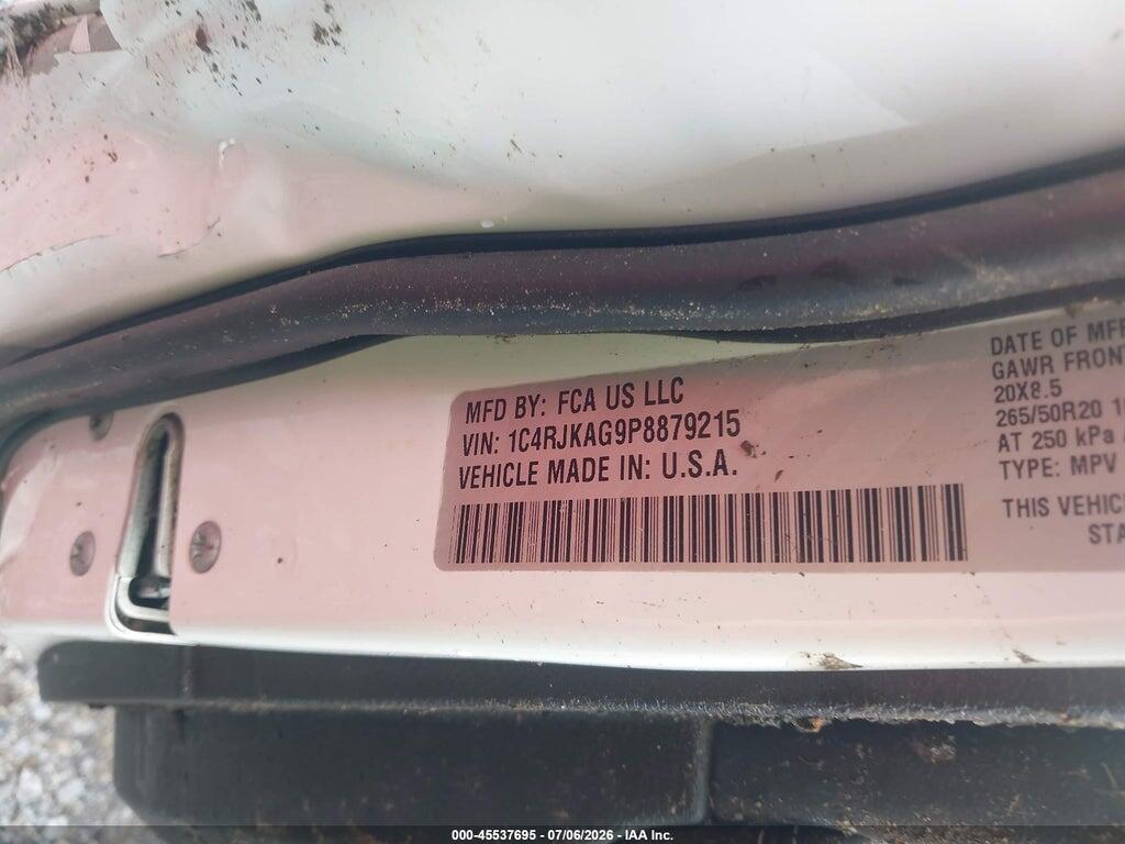 1C4RJKAG9P8879215 2023 JEEP GRAND CHEROKEE L photo no. 9