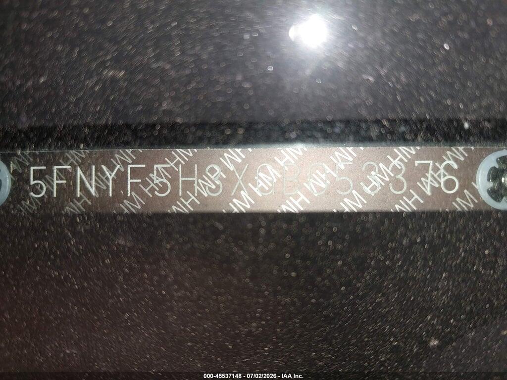 5FNYF5H3XGB053376 2016 HONDA PILOT photo no. 9
