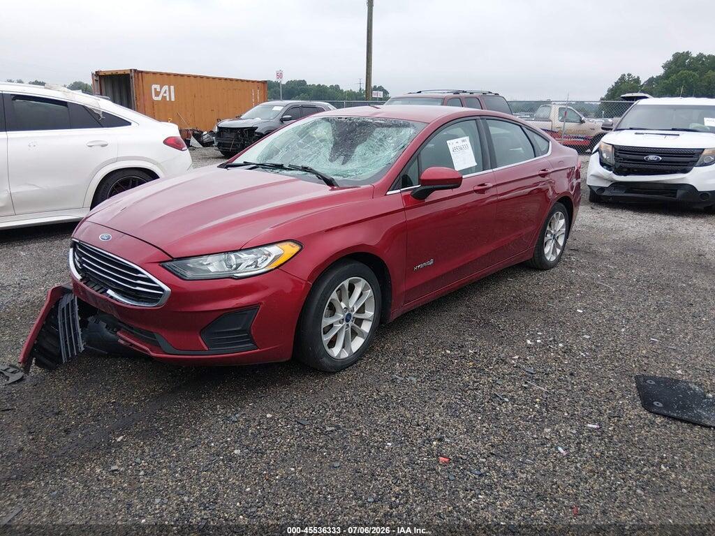 3FA6P0LU9KR199708 2019 FORD FUSION HYBRID photo no. 2