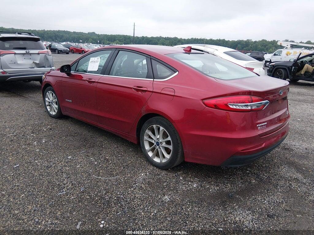 3FA6P0LU9KR199708 2019 FORD FUSION HYBRID photo no. 3