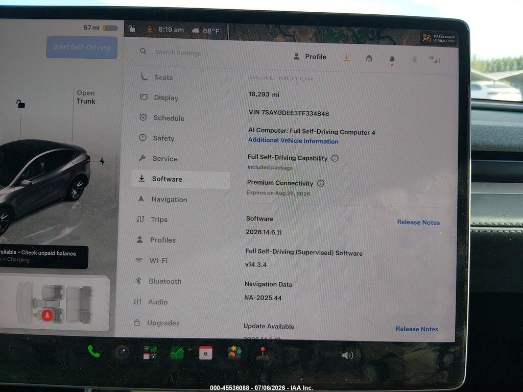 7SAYGDEE3TF334848 2026 TESLA MODEL Y photo no. 7