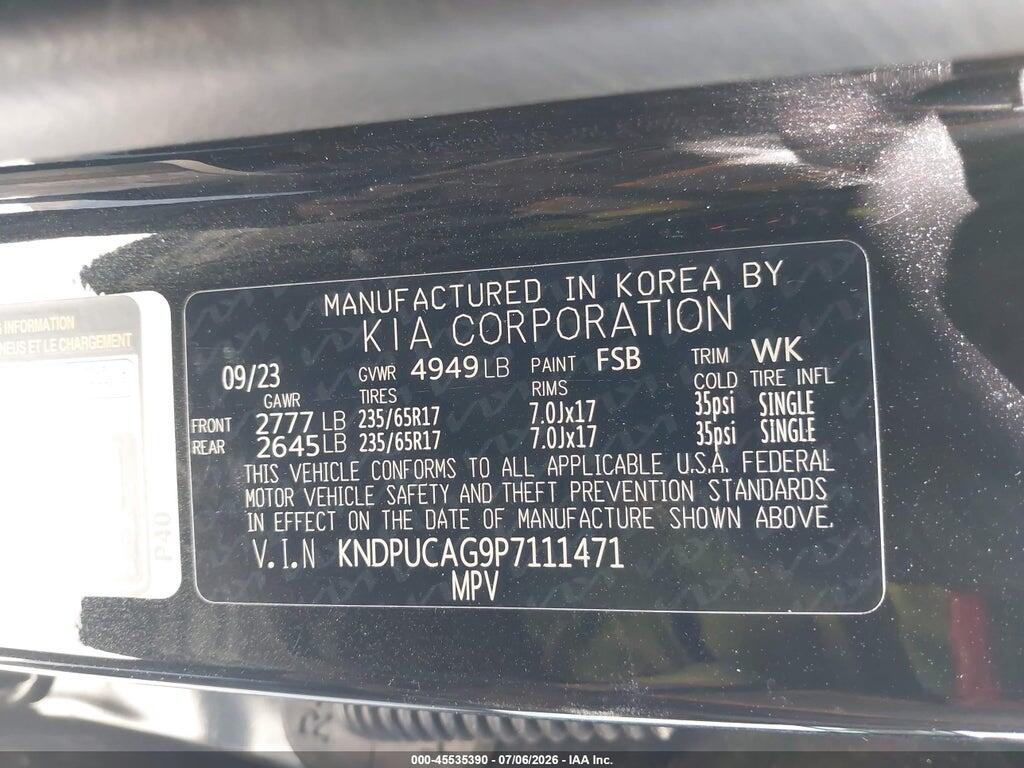 KNDPUCAG9P7111471 2023 KIA SPORTAGE HYBRID photo no. 9