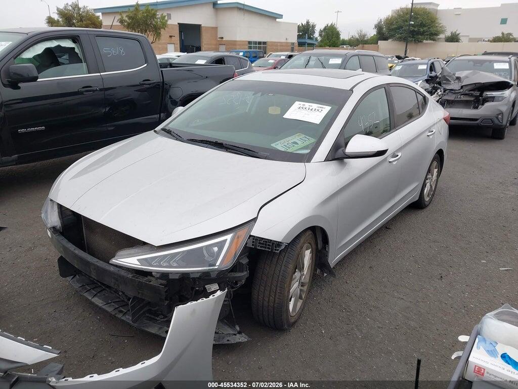 5NPD84LF3KH457313 2019 HYUNDAI ELANTRA photo no. 2