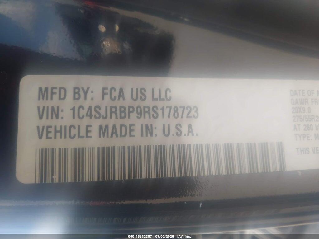 1C4SJRBP9RS178723 2024 JEEP WAGONEER L photo no. 9