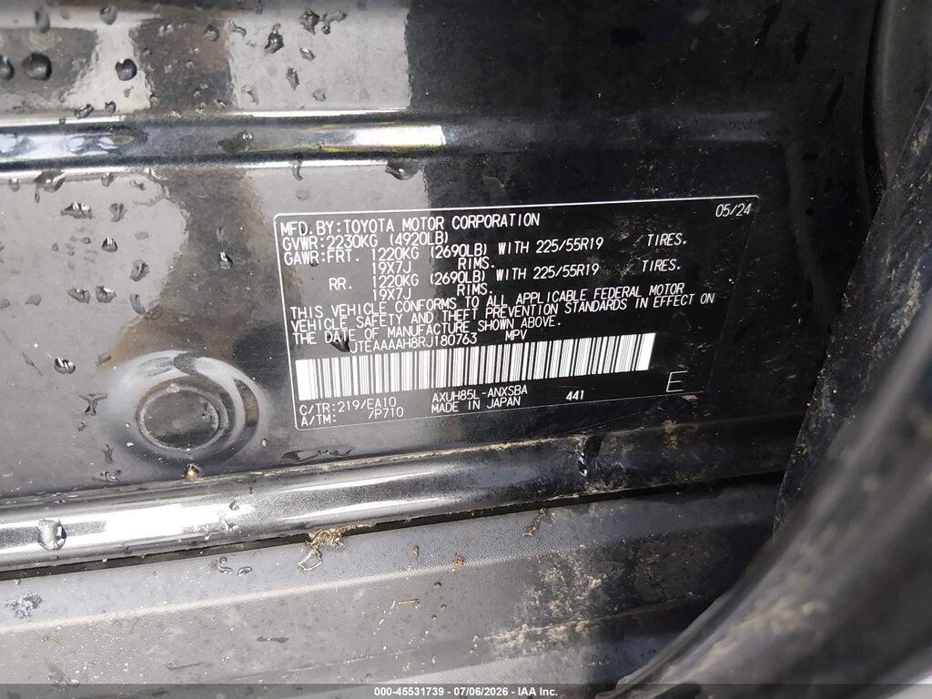JTEAAAAH8RJ180763 2024 TOYOTA VENZA photo no. 9