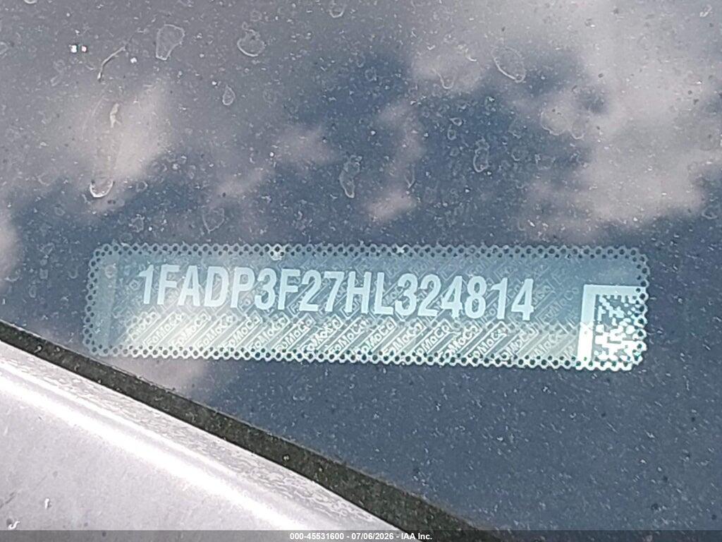 1FADP3F27HL324814 2017 FORD FOCUS photo no. 9