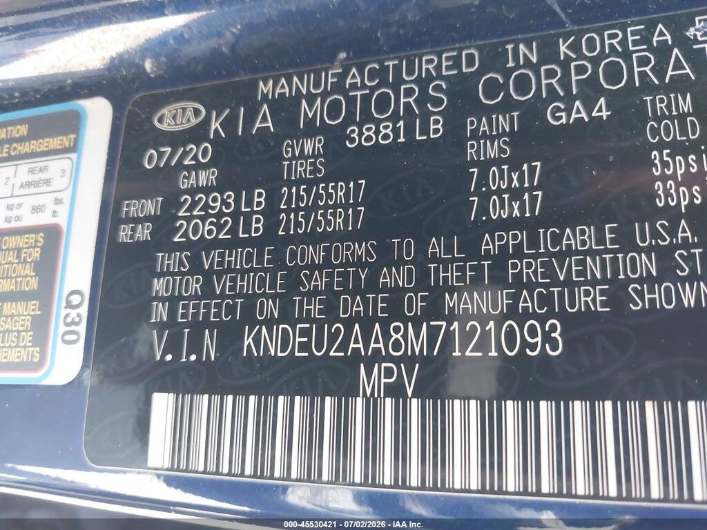 KNDEU2AA8M7121093 2021 KIA SELTOS photo no. 9