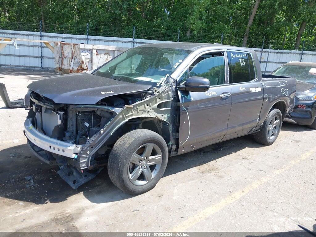 5FPYK3F71NB004187 2022 HONDA RIDGELINE photo no. 2