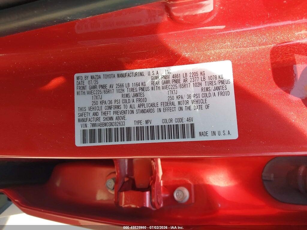 7MMVABBM0SN382633 2025 MAZDA CX-50 photo no. 9
