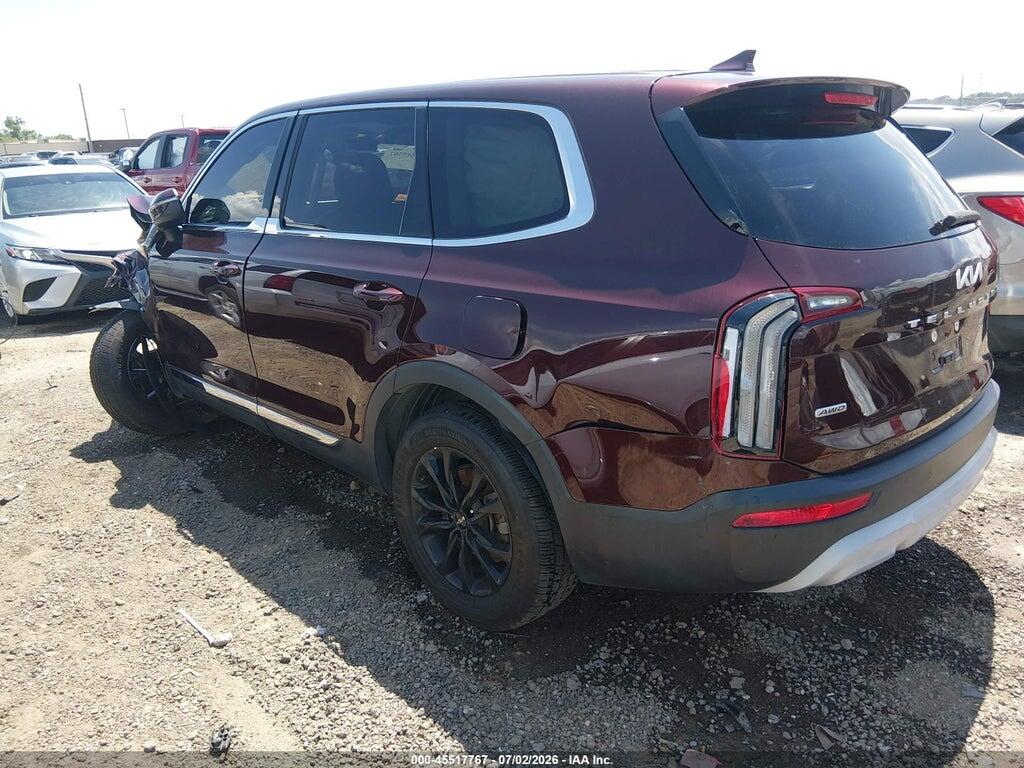 5XYP2DHC3NG203805 2022 KIA TELLURIDE photo no. 3