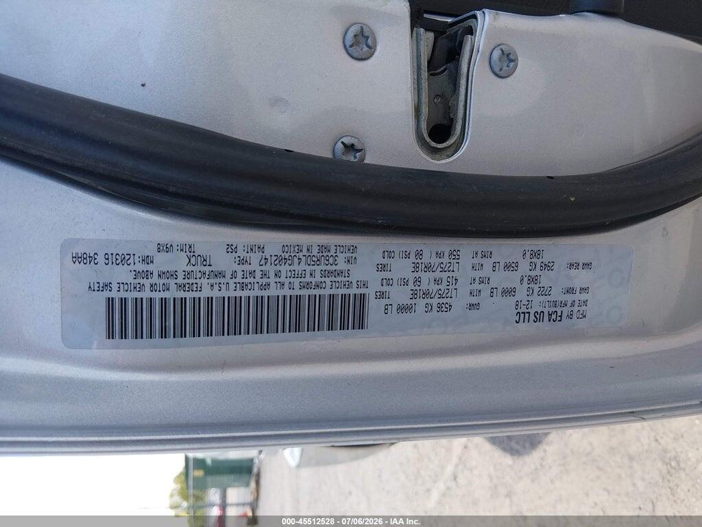 3C6UR5DL4JG402147 2018 RAM 2500 photo no. 9
