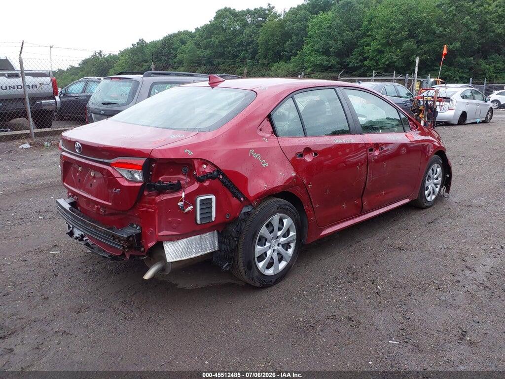 JTDEPMAE8NJ193650 2022 TOYOTA COROLLA photo no. 4