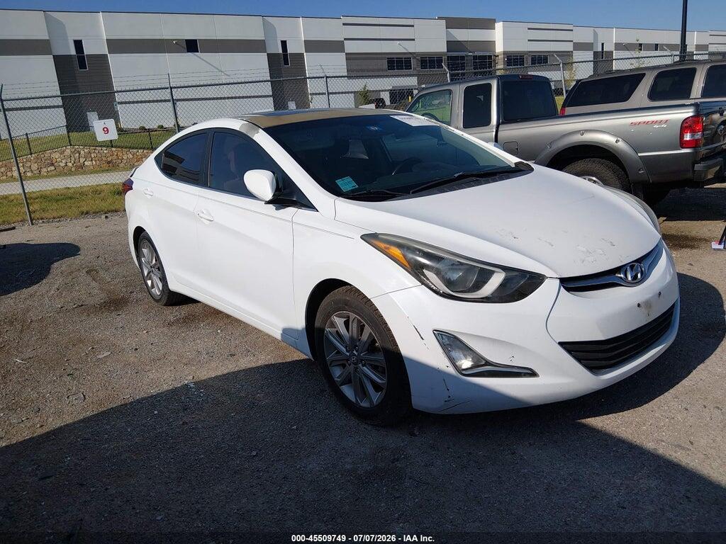 5NPDH4AE8GH780502 2016 HYUNDAI ELANTRA photo no. 1