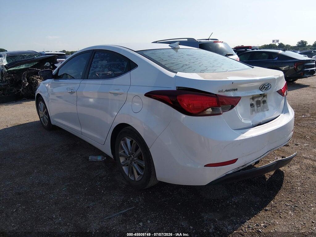 5NPDH4AE8GH780502 2016 HYUNDAI ELANTRA photo no. 3