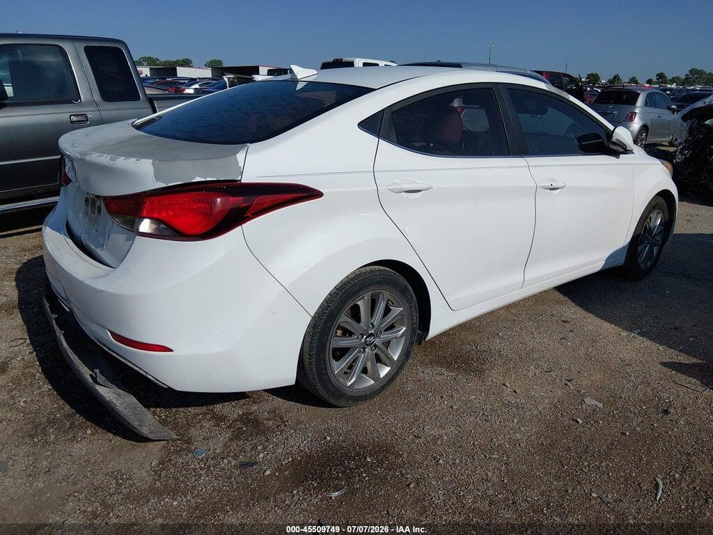 5NPDH4AE8GH780502 2016 HYUNDAI ELANTRA photo no. 4