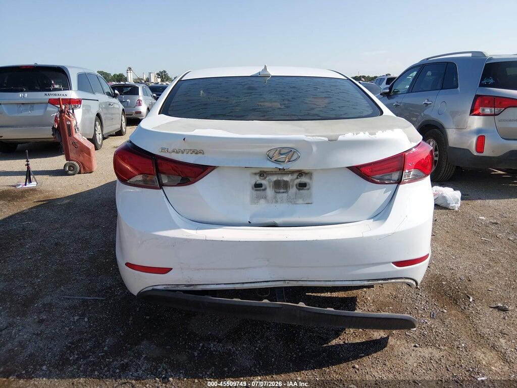 5NPDH4AE8GH780502 2016 HYUNDAI ELANTRA photo no. 6