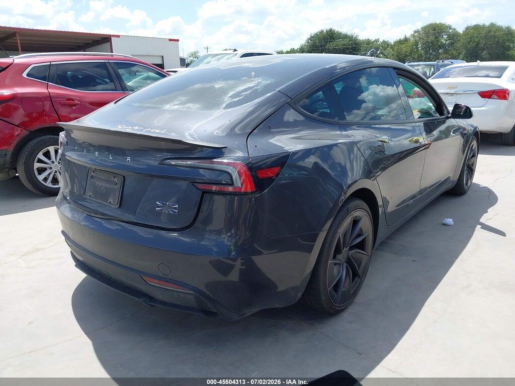 5YJ3E1ET3RF829831 2024 TESLA MODEL 3 photo no. 4