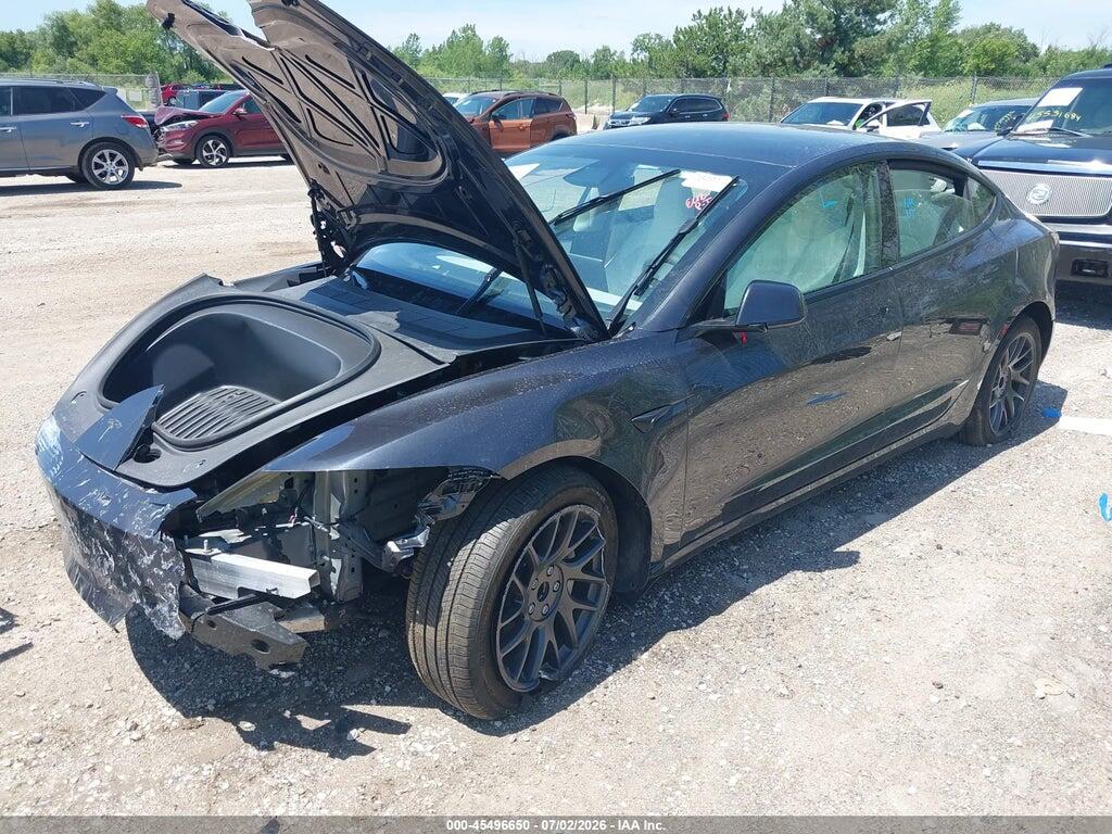 5YJ3E1EA8SF039350 2025 TESLA MODEL 3 photo no. 2