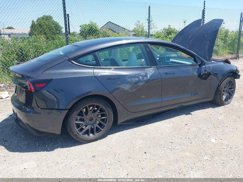 5YJ3E1EA8SF039350 2025 TESLA MODEL 3 photo no. 4