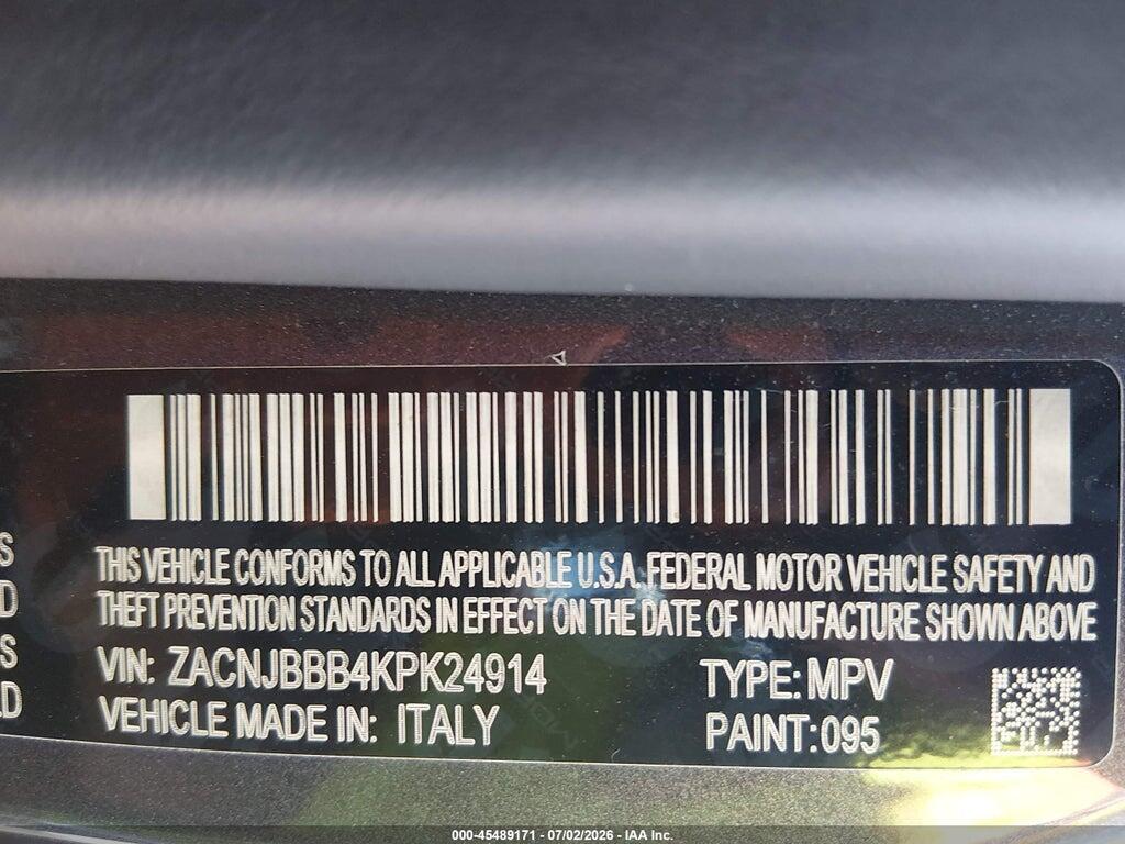 ZACNJBBB4KPK24914 2019 JEEP RENEGADE photo no. 9